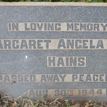 HAINS Margaret Angela nee GHUM -1944