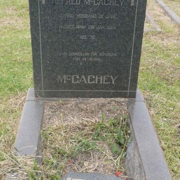 McGAGHEY Alfred -1954 &amp; Jane -1956