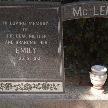McLENNAN Emily 1913-