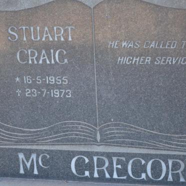 McGREGOR Stuart Craig 1955-1973