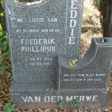 MERWE Frederik Phillipus, van der 1956-1997