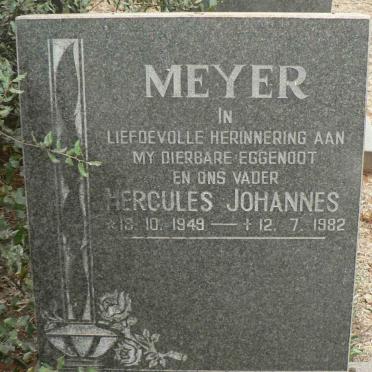 MEYER Hercules Johannes 1949-1982