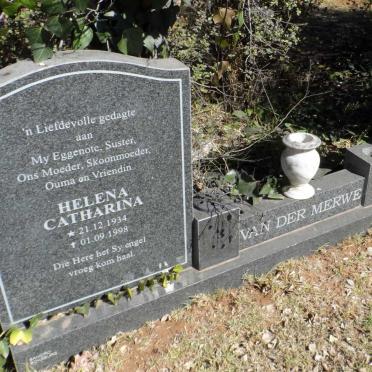 MERWE Lucas Willem Cornelius, van der 1926-2009 &amp; Helena Catharina 1934-1998