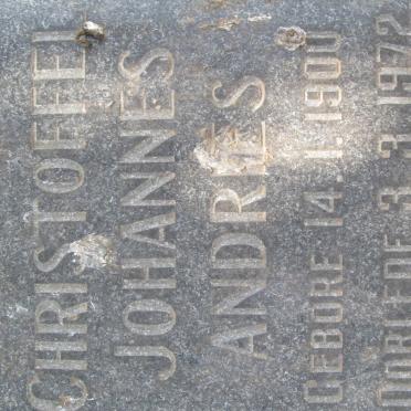 MERWE Christoffel Johannes Andries, van der 1900-1972 &amp; Hester Magdalena 1902-