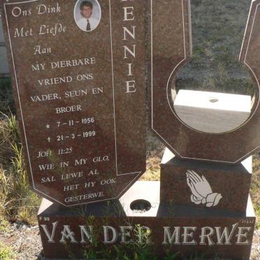 MERWE Bennie, van der 1956-1999