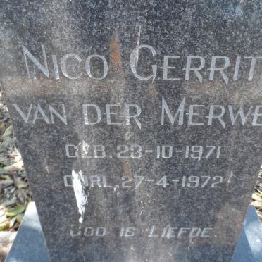 MERWE Nico Gerrit, van der 1971-1972