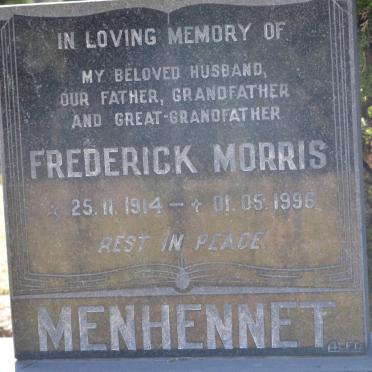 MENHENNET Frederick Morris 1914-1996