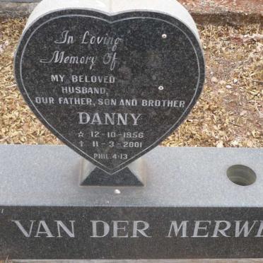 MERWE Danny, van der Merwe 1956-2001