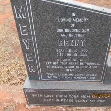 MEYER Benny 1972-2001