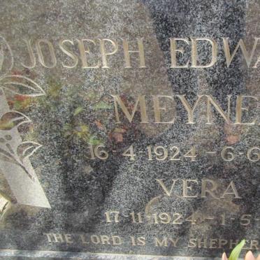 MEYNELL Joseph Edward 1924-1964 &amp; Vera 1924-1999