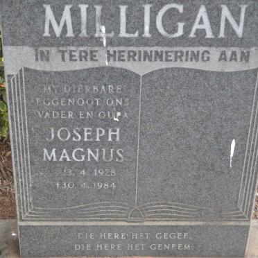 MILLIGAN Joseph Magnus 1928-1984