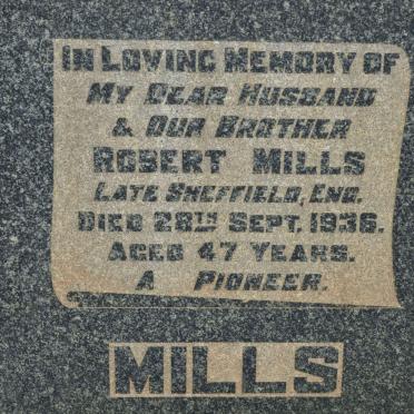 MILLS Robert -1936