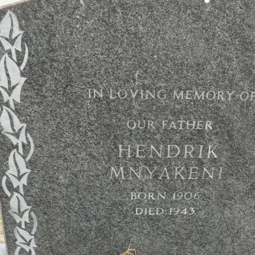 MNYAKENI Hendrik 1906-1943