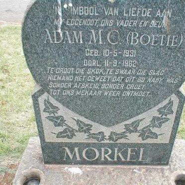 MORKEL Adam M.C. 1931-1962