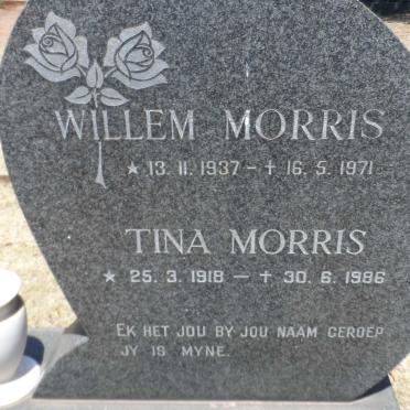MORRIS Willem 1937-1971 &amp; Tina 1918-1986