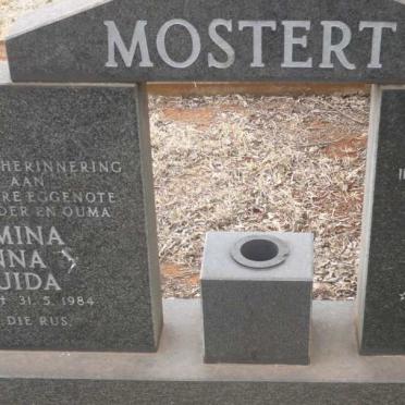 MOSTERT Johannes Christoffel 1905-1987 &amp; Wilhelmina Johanna Gertruida 1912-1984