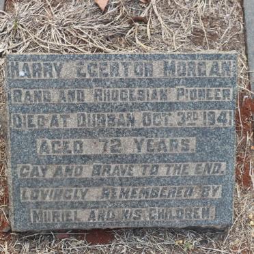 MORGAN Harry Egerton -1941