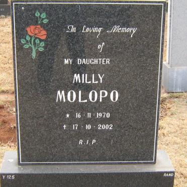 MOLOPO Milly 1970-2002