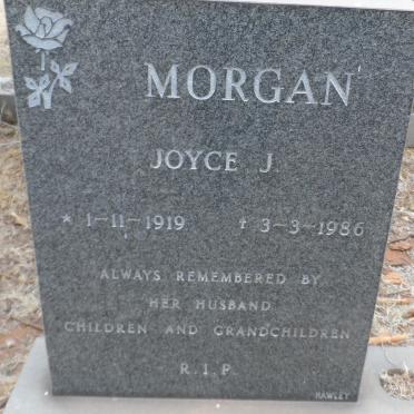 MORGAN Joyce J. 1919-1986