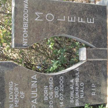 MOLEFE Ntombizodwa Paulina 1960-2000