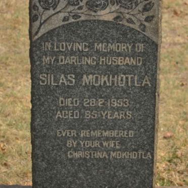 MOKHOTLA Silas -1953