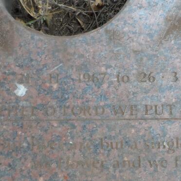 MORLEY Jacqueline 1967-1993