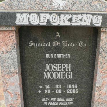 MOFOKENG Joseph Modiegi 1946-2006
