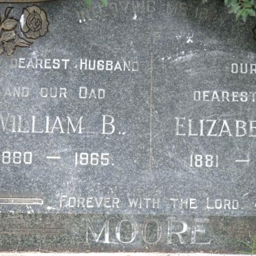 MOORE William B. 1880-1965 &amp; Elizabeth L. 1881-1975