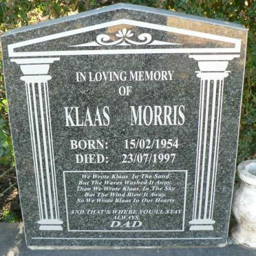 MORRIS Klaas 1954-1997