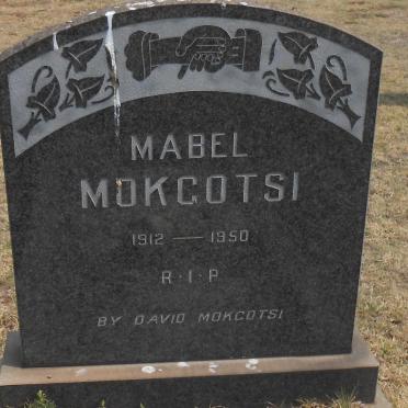 MOKGOTSI Mabel 1812-1950