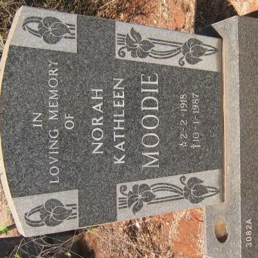 MOODIE Norah Kathleen 1918-1987
