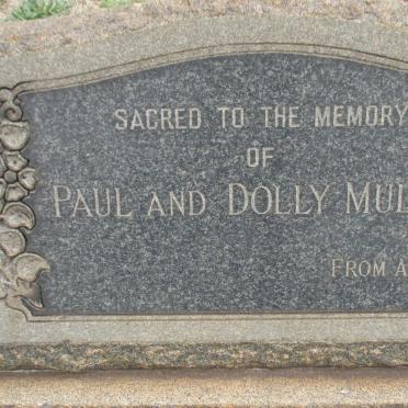 MULLER Paul &amp; Dolly