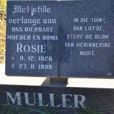 MULLER Rosie 1926-1999