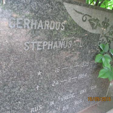 MYNHARDT Gerhardus Stephanus L. 1939-1984
