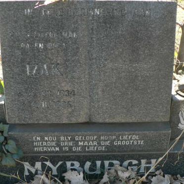 MYBURGH Izak 1934-1995
