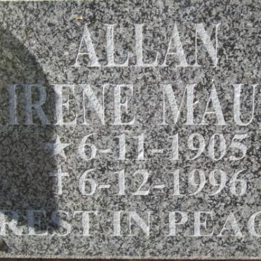 ALLAN Irene Maud 1905-1996