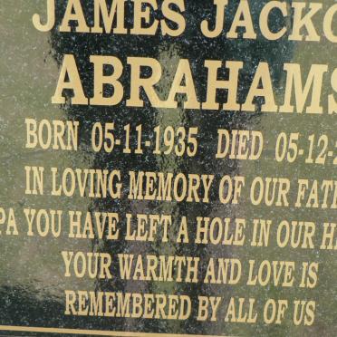 ABRAHAMS James Jackob 1935-2010