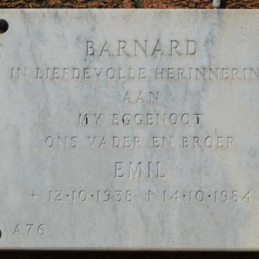 BARNARD Emil 1938-1984