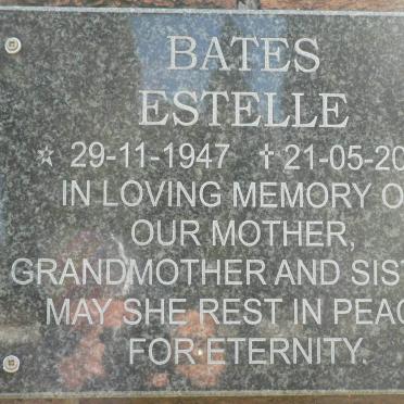 BATES Estelle 1947-2006