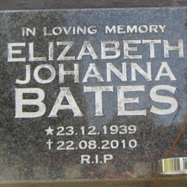 BATES Elizabeth Johanna 1939-2010