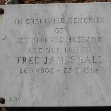 BALL Fred James 1908-1984