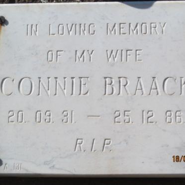 BRAACK Connie 1931-1986