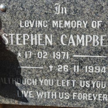 CAMPBELL Stephen 1971-1994