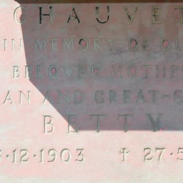 CHAUVET Betty 1903-1984