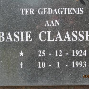 CLAASSENS Basie 1924-1993