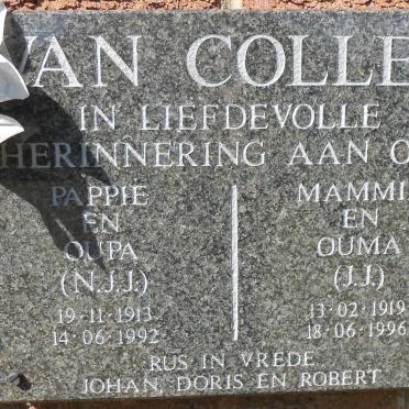 COLLER N.J.J., van 1913-1992 &amp; J.J. 1919-1996