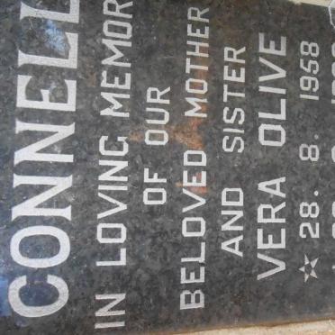 CONNELL Vera Olive 1958-1992