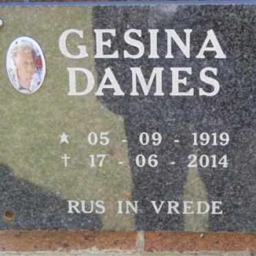 DAMES Gesina 1919-2014