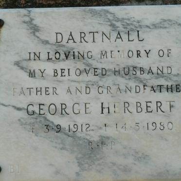 DARTNALL George Herbert 1912-1980