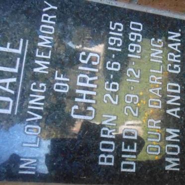 DALE Chris 1915-1990